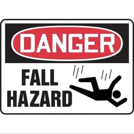 Accuform OSHA DANGER SAFETY SIGN FALL HAZARD FRMCSP188VP FRMCSP188VP
